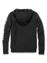 Carhartt Damen Logo Hoodie Schwarz